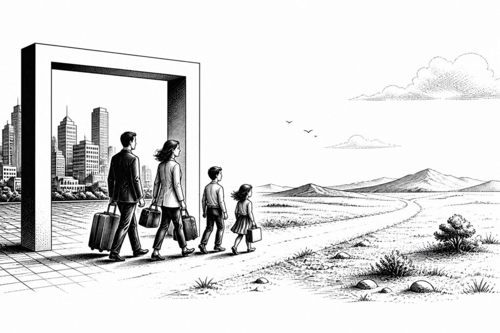 Editorial illustration for 4 1/2 years at Square, whats next?